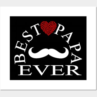 Best papa ever Posters and Art